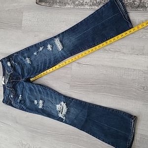 Abercrombie fit flare low waist jeans